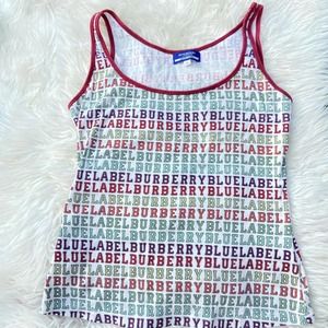 Multicolor Rainbow Burberry Tank top Size Small